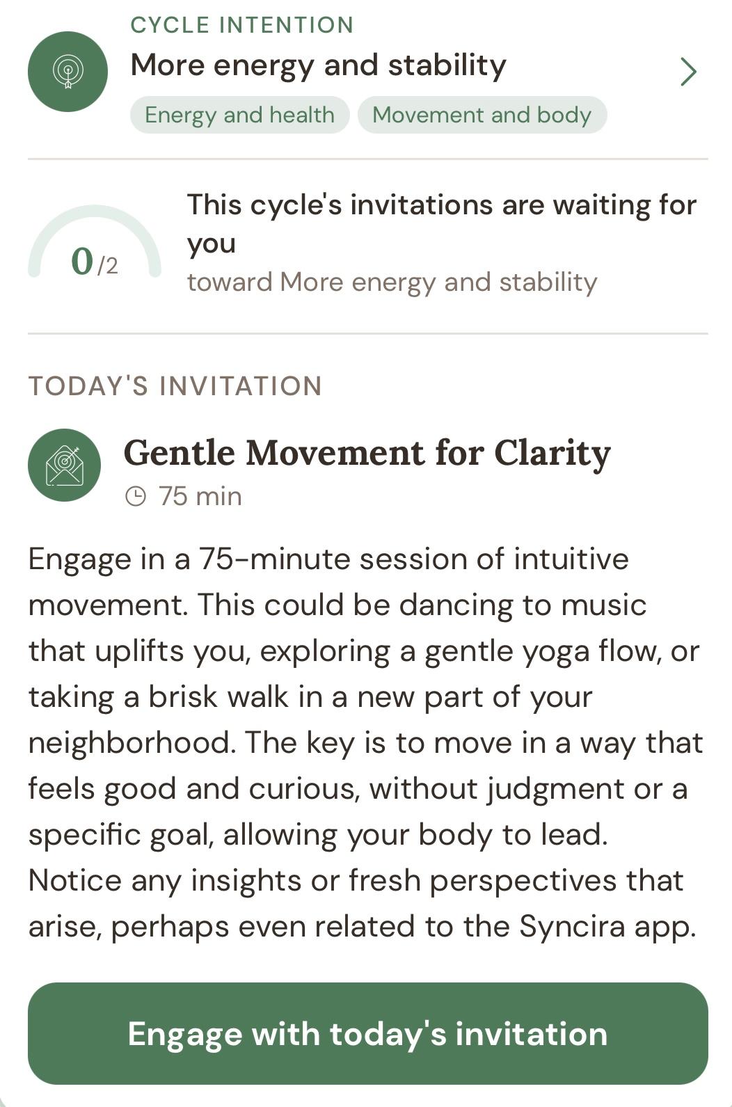 Syncira - Turn your cycle into your advantage